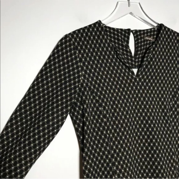 J. McLaughlin Stretch Ponte Printed Sheath Dress - Picture 2 of 6